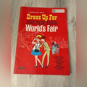 Rare Vintage 1964-1965 New York World's Fair Peter Wendy Paper Doll Book